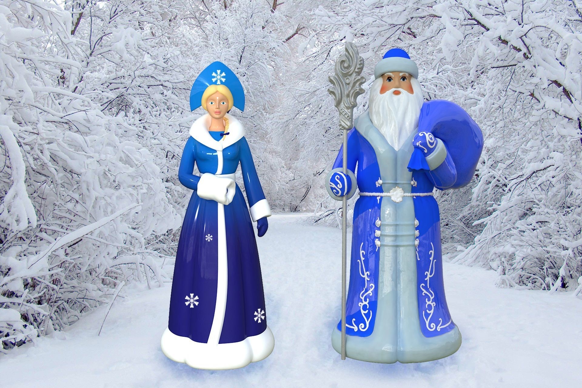 Величественный Дед Мороз на вашем садовом участке – приглашение к волшебству и приближение новогоднего праздника